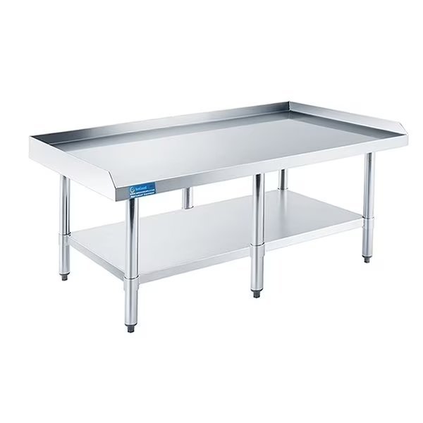 24in x 96in Stainless Steel Equipment Stand, Amgood, Mfr#: AMG ES-2496